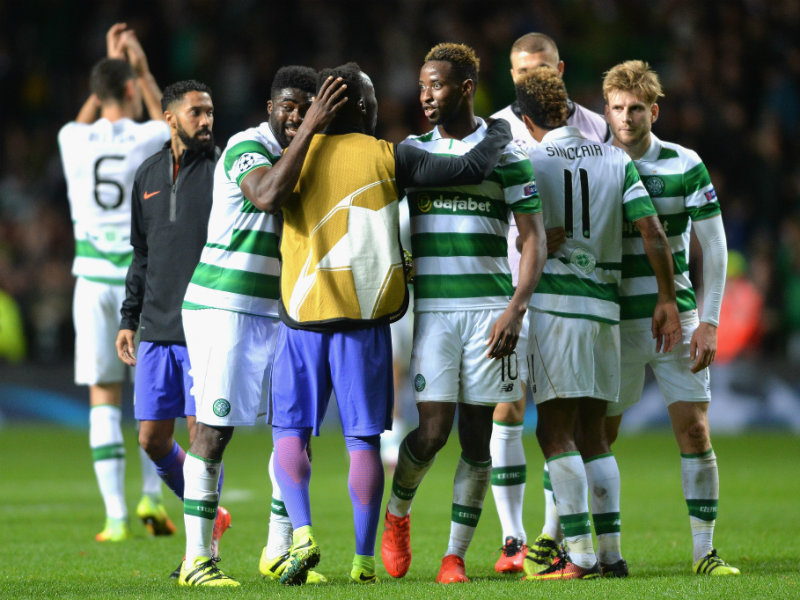 Celtic v Manchester City in the Champions League